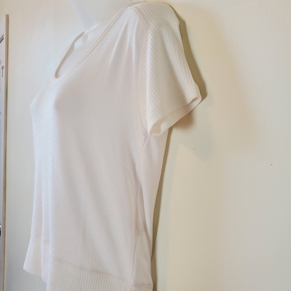 RAG & bone Ramona tee shirt sz. xxs white. NWT - Picture 7 of 8